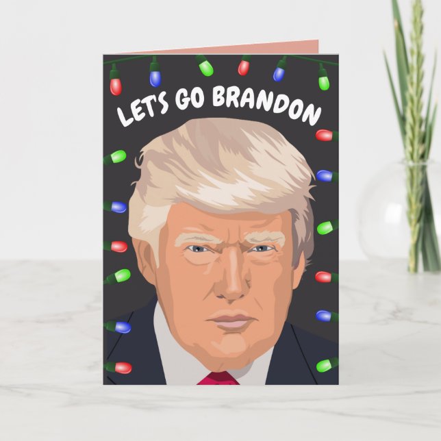 VAMOS LAS tarjetas de Navidades BRANDON DONALD TRU (Anverso)