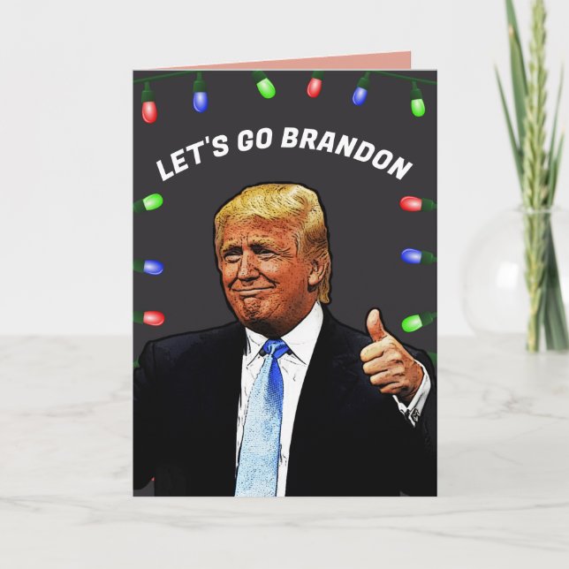 VAMOS LAS tarjetas de Navidades BRANDON DONALD TRU (Anverso)