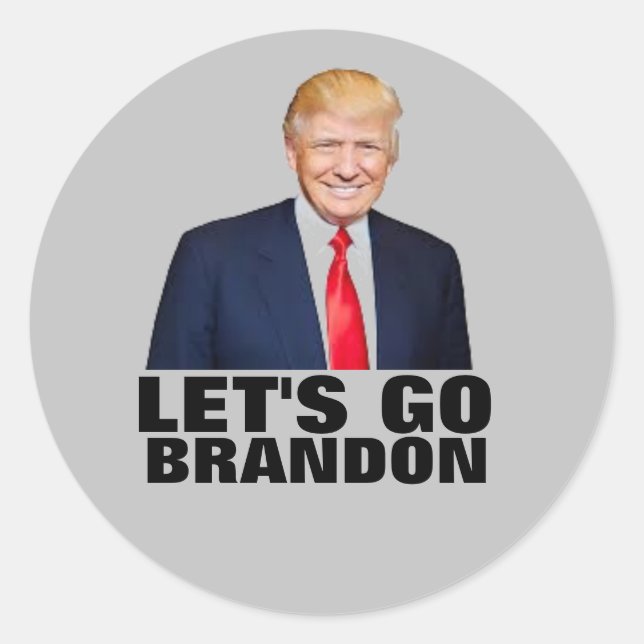 VAMOS PEGATINAS DE BRANDON TRUMP (Anverso)