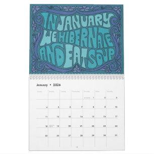 ¡Vamos por ello! Calendario de letras divertidas