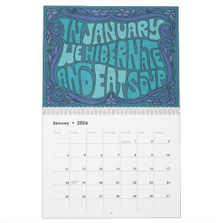 ¡Vamos por ello! Calendario de letras divertidas