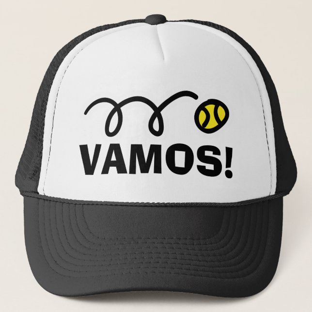 ¡Vamos! Sombrero de camionetas de tenis (Anverso)