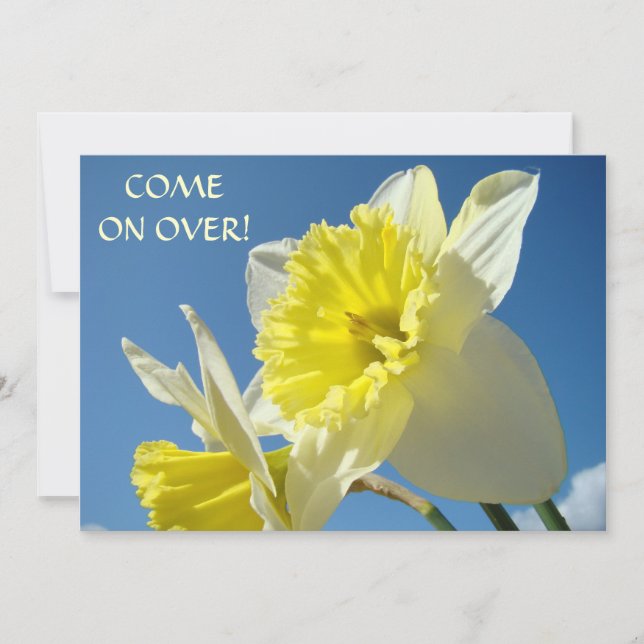 ¡Vamos! Tarjetas de invitación Fiestas de Pascua (Anverso)