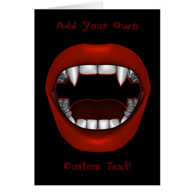 Vamp Mouth Card (Frente)