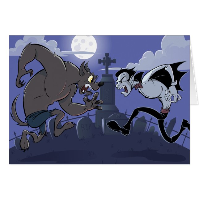 Vampiro contra hombre lobo (Anverso (Horizontal))