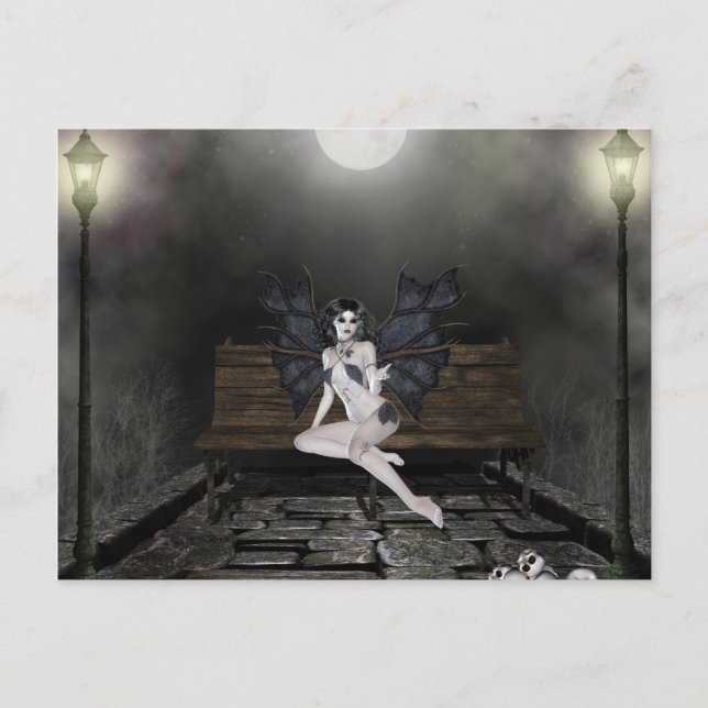 Vampress esperando en la niebla - Postales (Anverso)