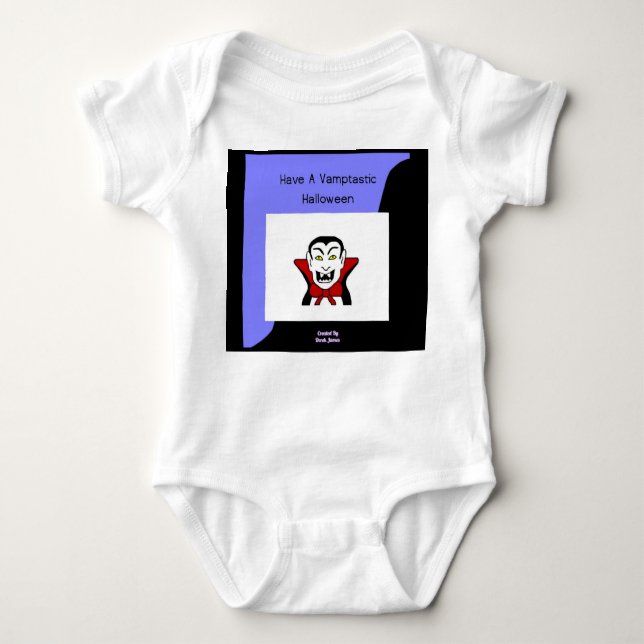 Vamptastic Halloween Baby Jersey Bodysuit (Anverso)