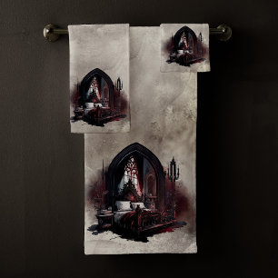 Vampy Boudoir Dormitorio gótico rojo victoriano