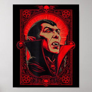 Vamre Dracula Arte de Horror Gótico - Halloween Va