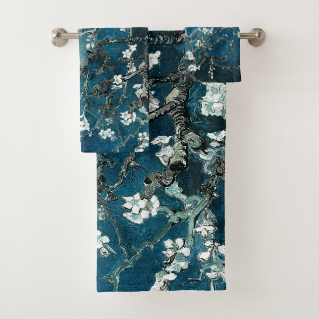 Van Gogh Almond Blossoms : Verde azulado oscuro (In situ)
