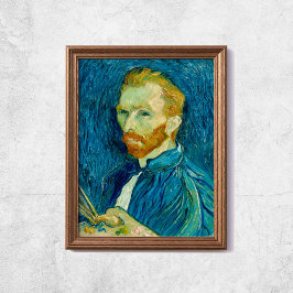 Van Gogh Autoretrato Famoso Muro de Arte Antiguo