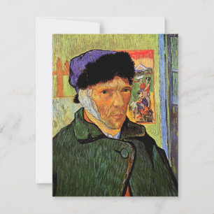 Van Gogh; autorretrato con oído enmascarado