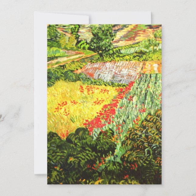 Van Gogh: Campo con cachorros (Anverso)