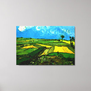 Van Gogh - Campos de Trigo en la impresión de tela