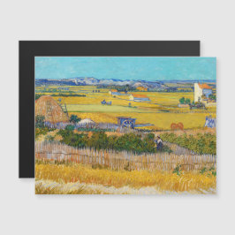 Van Gogh - Cosecha en la tarjeta magnética de La C