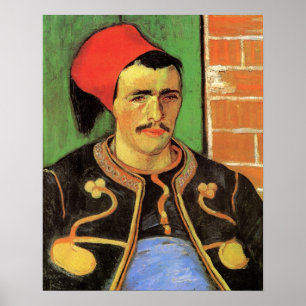 Van Gogh, El Zuavo, Arte Impresionista Vintage