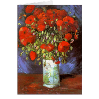 Van Gogh: Florero con las amapolas rojas