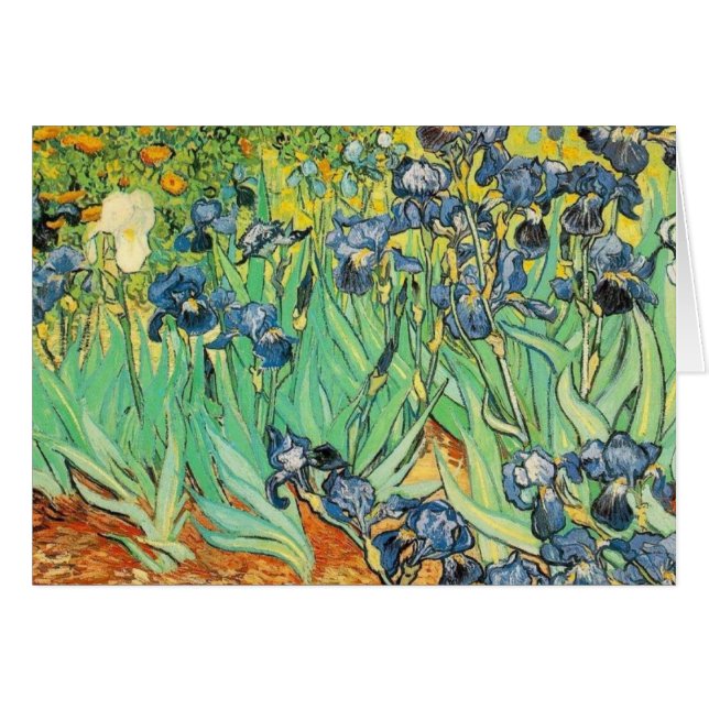 Van Gogh Irises (Anverso (Horizontal))