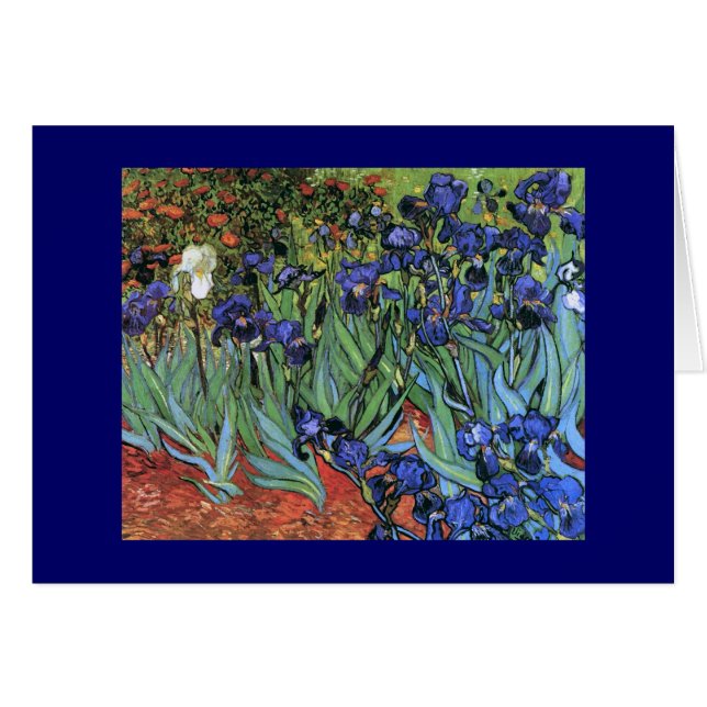 Van Gogh Irises (F608) Bella Artes de cosecha (Anverso (Horizontal))