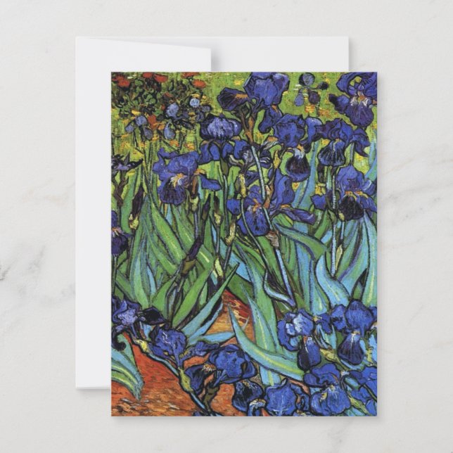 Van Gogh Irises Invitaciones (Anverso)