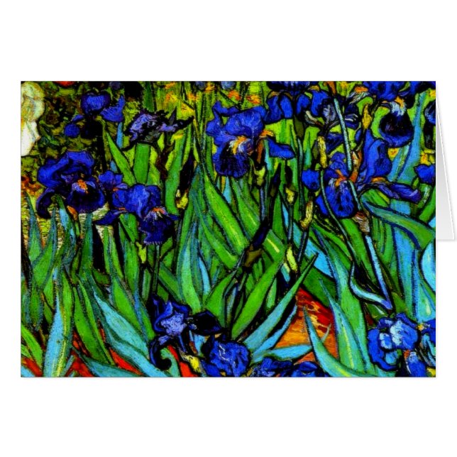 Van Gogh - Irises, pintura de Vincent Van Gogh (Anverso (Horizontal))