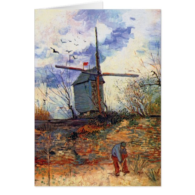 Van Gogh - Molino de viento Le Moulin De La Galett (Frente)