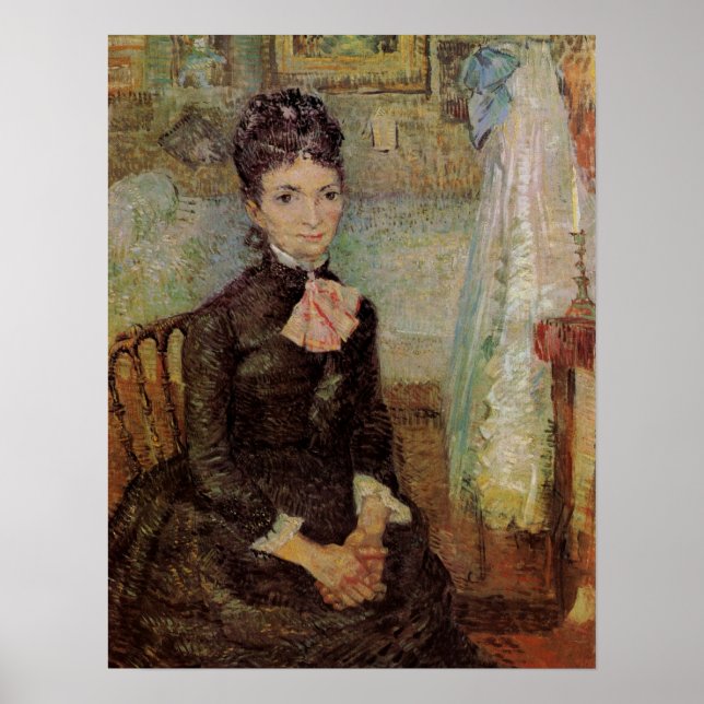 Van Gogh, Mujer Sentada junto a una Cuna, Arte Ant (Frente)