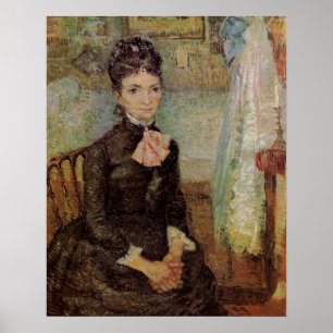 Van Gogh, Mujer Sentada junto a una Cuna, Arte Ant