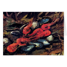 Van Gogh - Naturaleza Muerta con Mejillones y Gamb