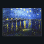 Van Gogh - Noche estrellada sobre el Ródano<br><div class="desc">Van Gogh - Noche estrellada sobre el Ródano,  famoso cuadro de Vincent van Gogh</div>