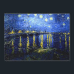 Van Gogh - Noche estrellada sobre el Ródano<br><div class="desc">Van Gogh - Noche estrellada sobre el Ródano,  famoso cuadro de Vincent van Gogh</div>
