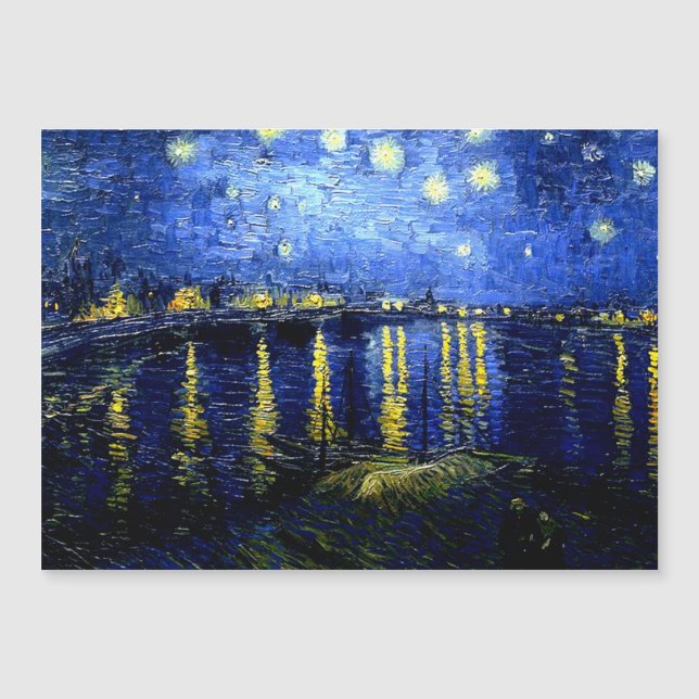 Van Gogh - Noche estrellada sobre el Ródano (Anverso)