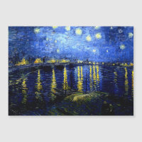 Van Gogh - Noche estrellada sobre el Ródano