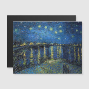 Van Gogh - Noche estrellada / Tarjeta magnética de