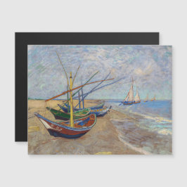 Van Gogh - Pescadores de la tarjeta magnética de l