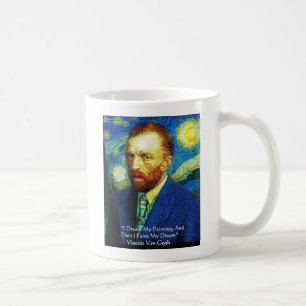 Van Gogh "Pinta Mis Sueños" Regalos Tazas Tarjetas