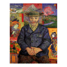 Van Gogh, Retrato del Père Tanguy, Arte Antiguo