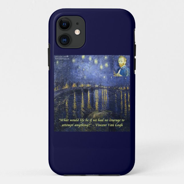 Van Gogh Rone Starry Night iPhone 5 Funda (Reverso)