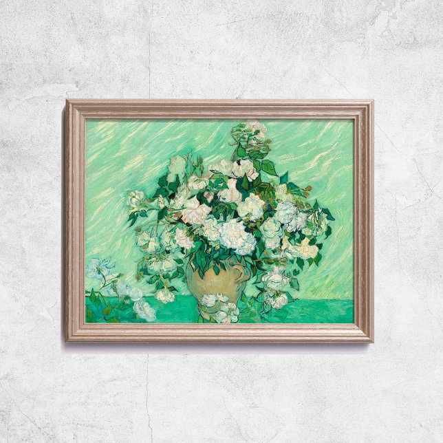 Van Gogh Rosas Vieja Pared Famosa de Arte (Van Gogh Roses Old Art Famous Wall Poster
)