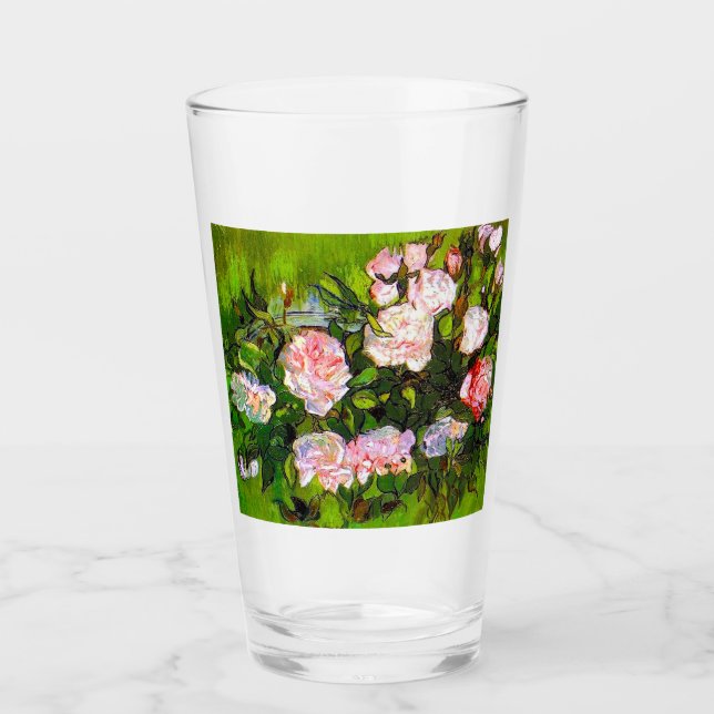 Van Gogh sigue con la vida con rosas rosas rosas (Anverso)