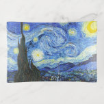 VAN GOGH Starry Night<br><div class="desc">"van gogh vincent", noche estrellada, "cuadro famoso", vintage, estrellas, cielo, "arte fino", azul</div>