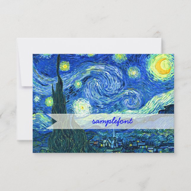 van gogh starry night (Anverso)