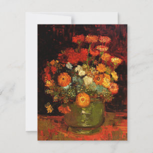Van Gogh - Tazón con Zinnias
