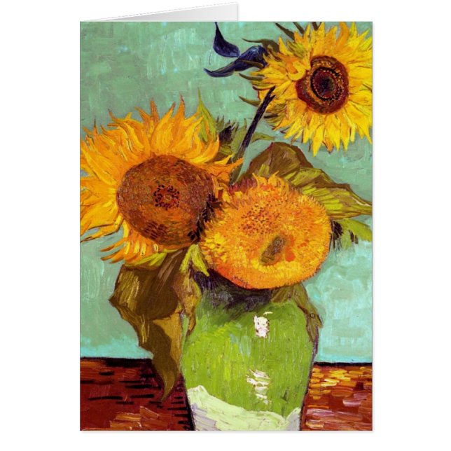 Van Gogh - Tres Sunflowers In A Vase - Bella Artes (Frente)