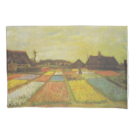 Van Gogh Tulip Fields Funda de almohada de doble l