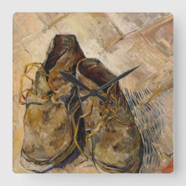 Van Gogh usó zapatos para pintar el reloj de pared