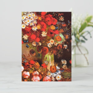 Van Gogh - Vase con cachorros, cornflowers, Peonie