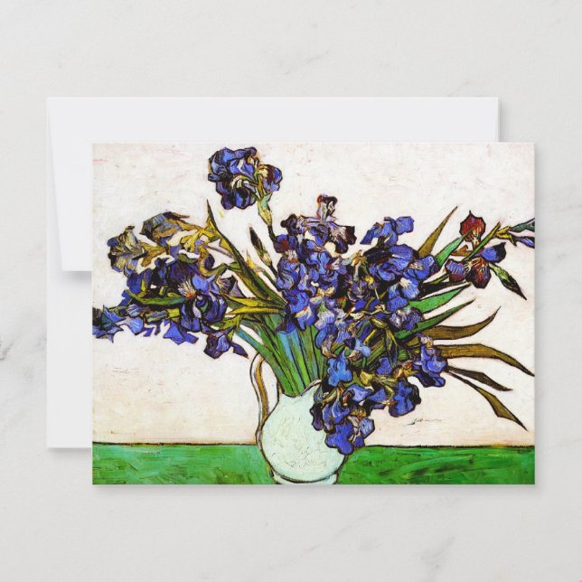 Van Gogh Vase de invitaciones irlandesas (Anverso)