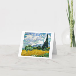 VAN GOGH "WHEAT FIELD" GRACIAS A LA GRAN TARJETA D
