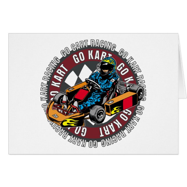 Van las Carreras de Kart (Anverso (Horizontal))